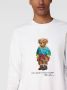 Polo Ralph Lauren Polo Bear Crew Neck Sweatshirt Plush White Heren - Thumbnail 2