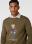 Polo Ralph Lauren Olijfgroene Crewneck Sweatshirt voor Heren Green Heren - Thumbnail 8