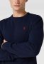 Polo Ralph Lauren Logo Borduurwerk Sweatshirt in Zacht Katoenblend Jersey Blue - Thumbnail 14