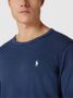Ralph Lauren Blauwe Katoenen Crewneck Sweater met Logo Borduursel Blue Heren - Thumbnail 6
