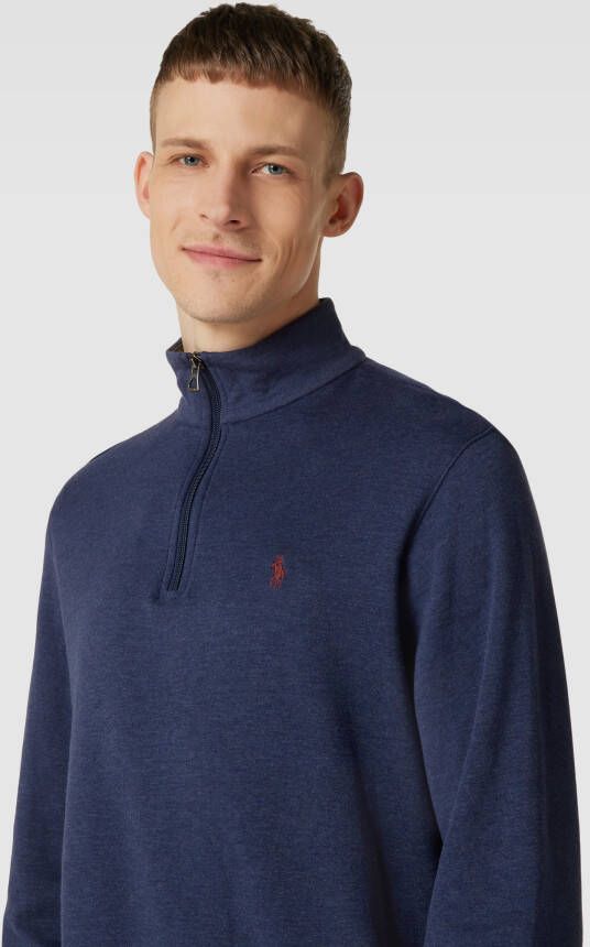 Polo Ralph Lauren Sweatshirt met viscose en korte ritssluiting - Foto 2