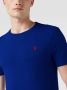 Polo Ralph Lauren Ralph Lauren t-shirt Custom Slim Fit Blauw - Thumbnail 2