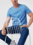POLO Ralph Lauren slim fit T-shirt lichtblauw - Thumbnail 3