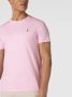 Ralph Lauren Roze Katoenen Crewneck T-shirt met Pony Borduurwerk Pink Heren - Thumbnail 3