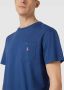 Polo Ralph Lauren Blauw Katoen-Linnen T-Shirt met Polo Pony Motief Blue Heren - Thumbnail 9