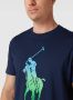 Ralph Lauren Navy Katoenen T-shirt Regular Fit Blue Heren - Thumbnail 3