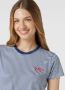 Ralph Lauren Katoenen Gestreept T-shirt met Logo Blue Dames - Thumbnail 2