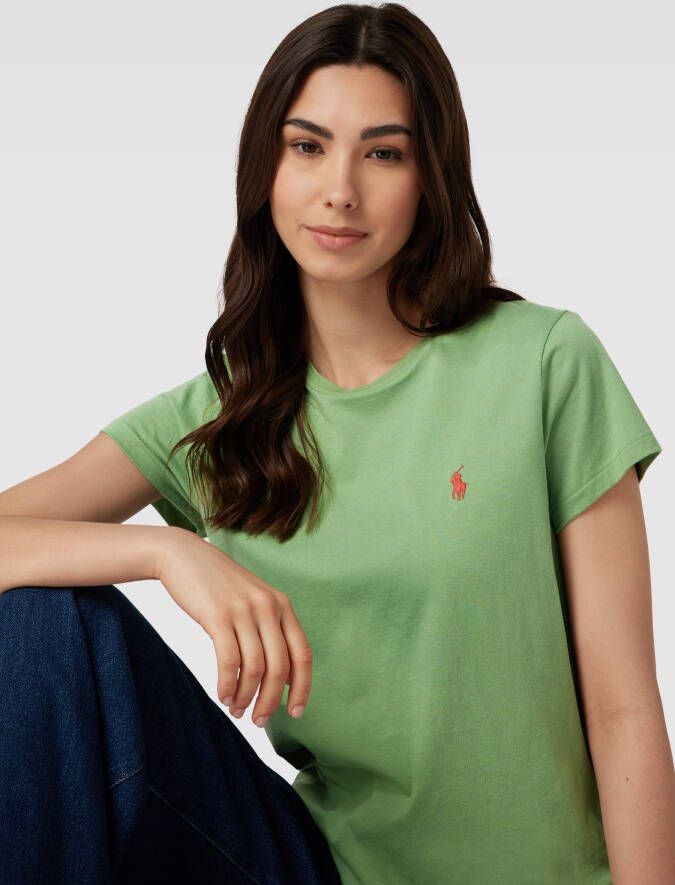 Polo Ralph Lauren T-shirt van katoen met labeldetail - Foto 2