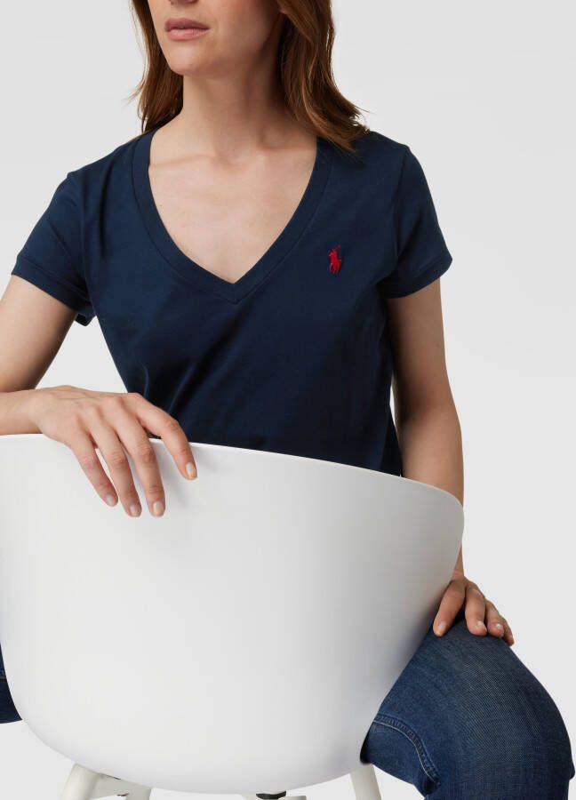 Polo Ralph Lauren T-shirt van katoen met labelstitching