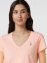 Polo Ralph Lauren T-shirt van katoen met V-hals - Thumbnail 2