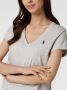 Polo Ralph Lauren T-shirt met labelstitching en V-hals - Thumbnail 2