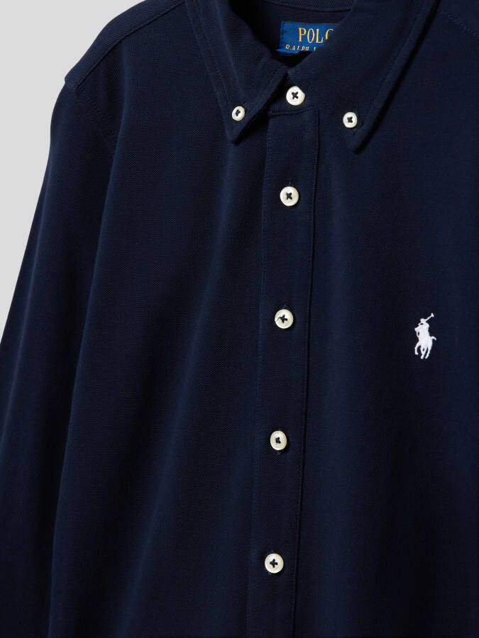 Polo Ralph Lauren Teens Overhemd met labelstitching