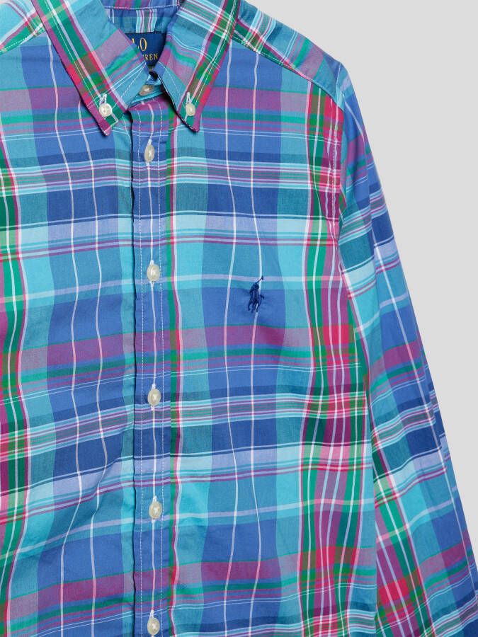 Polo Ralph Lauren Teens Overhemd met tartanruit