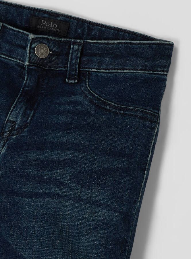 Polo Ralph Lauren Teens Skinny fit jeans van katoenmix model 'The Aubrie'
