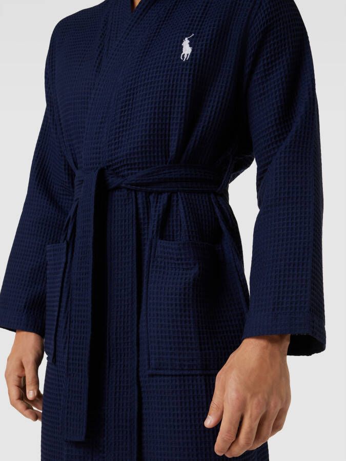 Polo Ralph Lauren Underwear Badjas met labelstitching model 'WAFFLE' - Foto 2