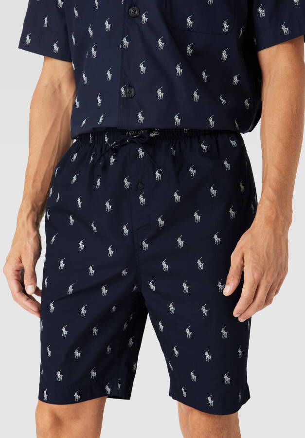 Polo Ralph Lauren Underwear Pyjama met all-over logo model 'AOPP WOVEN' - Foto 2