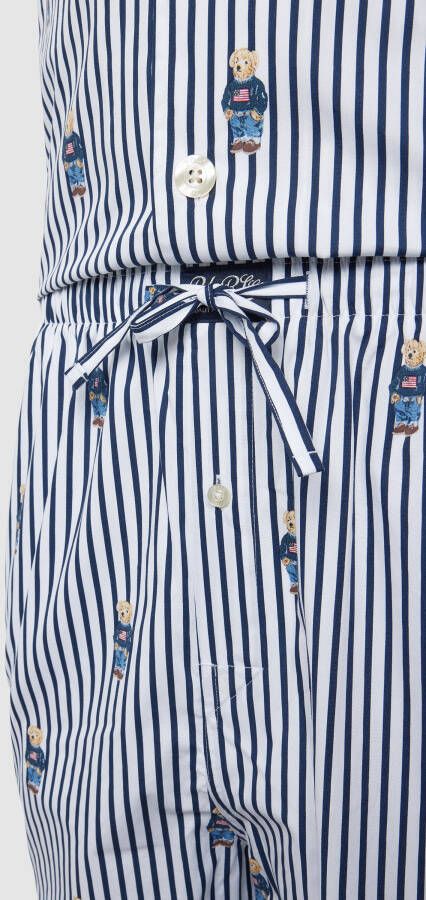 Polo Ralph Lauren Underwear Pyjama met all-over motief model 'BAE'
