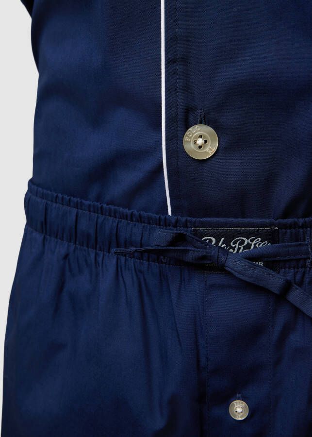 Polo Ralph Lauren Underwear Pyjama met contrastpaspels model 'WOVEN'
