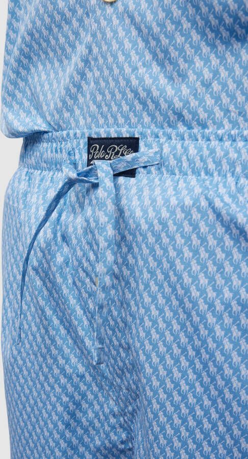 Polo Ralph Lauren Underwear Pyjama met contrastpaspels model 'WOVEN' - Foto 2