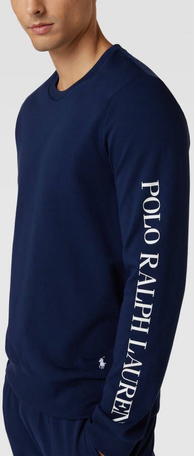 Polo Ralph Lauren Underwear Shirt met lange mouwen en logostitching model 'LOOPBACK' - Foto 5
