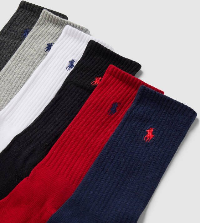 Polo Ralph Lauren Underwear Sokken met labelprint in een set van 6 paar