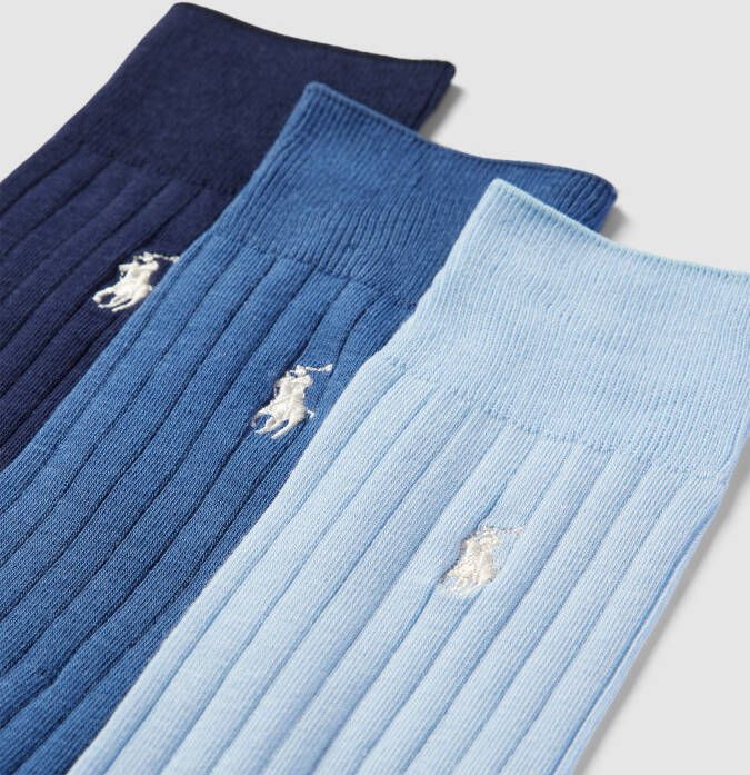 Polo Ralph Lauren Underwear Sokken met labelstitching in een set van 3 paar - Foto 2