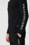 Ralph Lauren Zwarte Crewneck Sweatshirt voor Heren Lange Logo Print Regular Fit Black Heren - Thumbnail 4