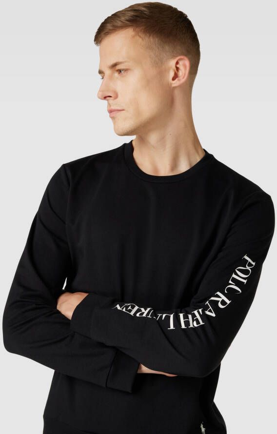Polo Ralph Lauren Underwear Sweatshirt met labelprint model 'LOOPBACK'