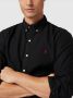 Ralph Lauren Zwarte Polo Shirt met Klassieke Kraag en Knoopsluiting Black Heren - Thumbnail 6