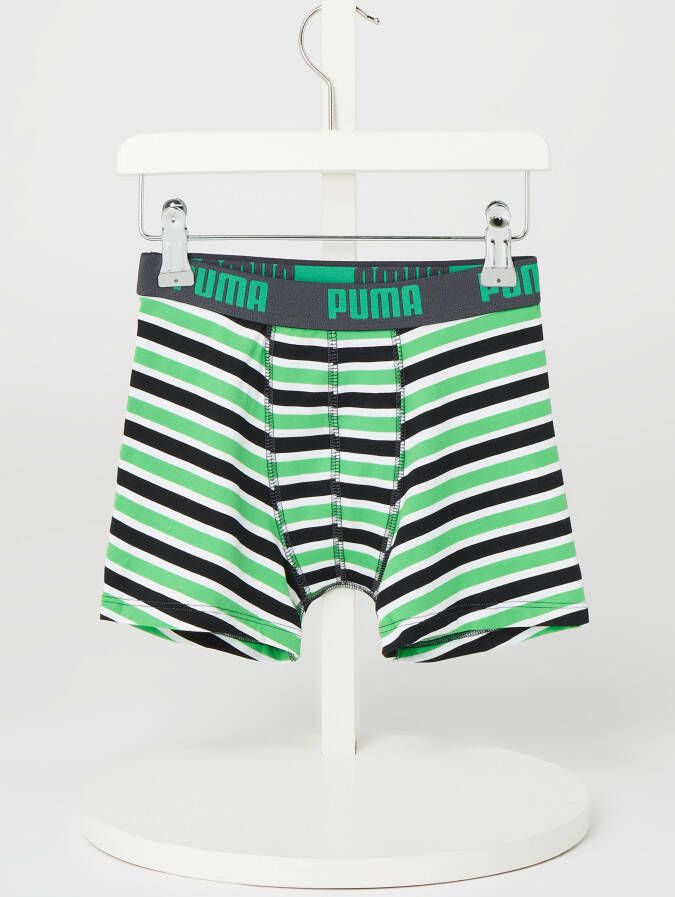 Puma Boxershort met logo in band in een set van 2 stuks