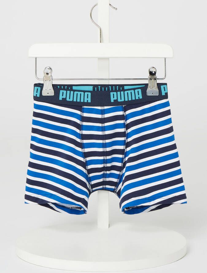 Puma Boxershort met logo in band in een set van 2 stuks