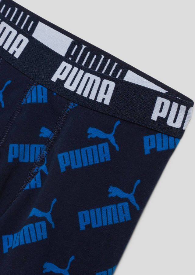 Puma Boxershort met logo in band in een set van 2 stuks