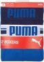 Puma Stretch Katoenen Boxershort Pak Les Bleus Blue Heren - Thumbnail 1