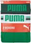 Puma Ondergoed Placed Groen Boxers Heren - Thumbnail 2
