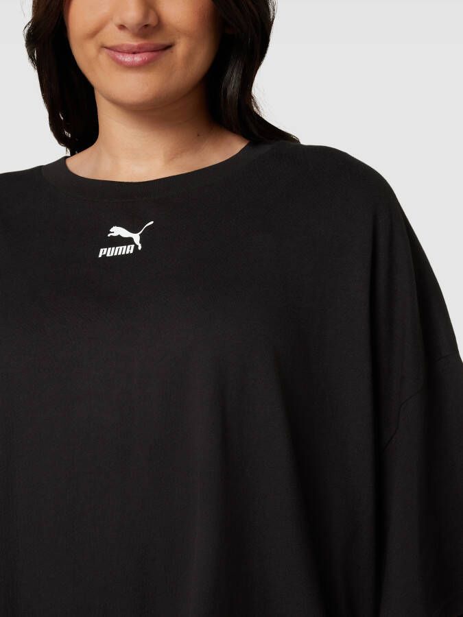 PUMA Performance Plus SIZE T-shirt met logoprint model 'CLASSICS'