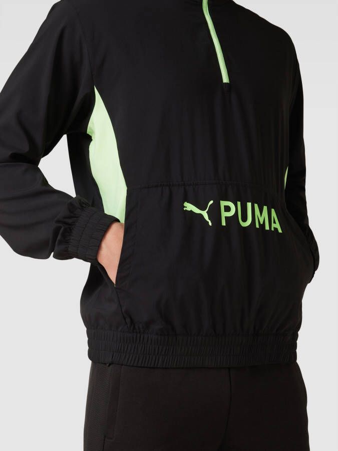 PUMA PERFORMANCE Sweatshirt met korte ritssluiting model 'Woven'