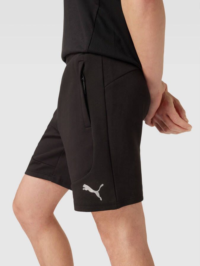 PUMA PERFORMANCE Sweatshorts met labelprint model 'EVOSTRIPE'