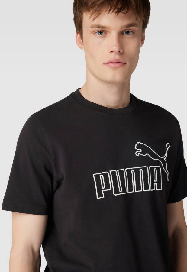 PUMA PERFORMANCE T-shirt met labelprint model 'ELEVATED' - Foto 2