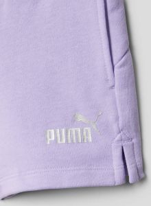 Puma Sweatshorts met labelprint