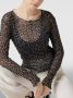 QS by s.Oliver Shirt met lange mouwen en all-over motief model 'Margarite' - Thumbnail 5