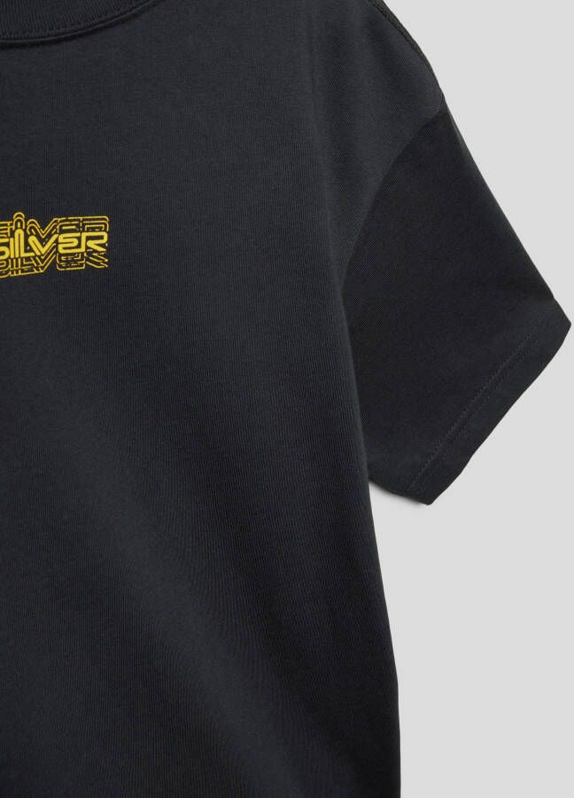 Quiksilver T-shirt met labelprint model 'REPEATER'