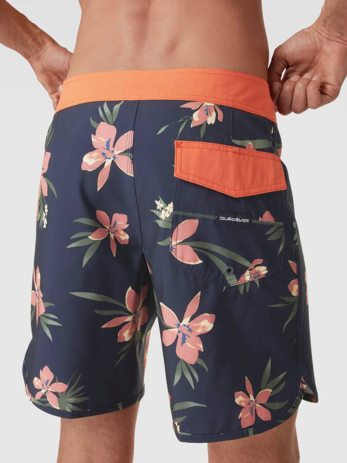 Quiksilver Zwembroek met all-over motief