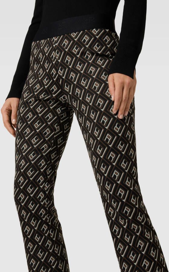 RAFFAELLO ROSSI Flared stoffen broek met verkorte pasvorm model 'MACY' - Foto 2