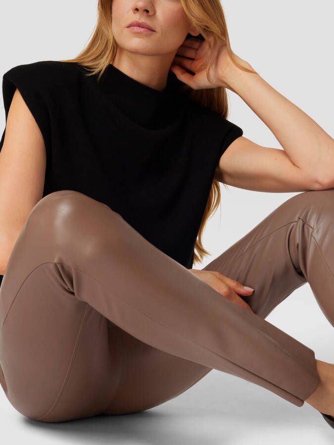RAFFAELLO ROSSI Legging in leerlook model 'RESA'