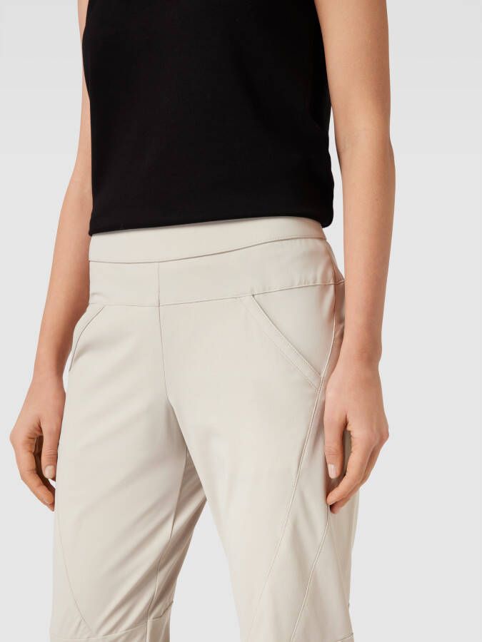 RAFFAELLO ROSSI Relaxed fit comfortbroek met motiefdetail model 'HOLLY'