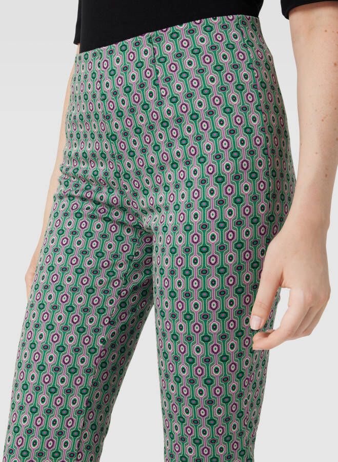 RAFFAELLO ROSSI Stoffen broek met all-over motief model 'PENNY' - Foto 2