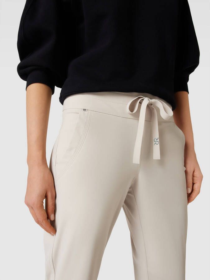 RAFFAELLO ROSSI Stoffen broek met elastische band model 'CYNTHIA'