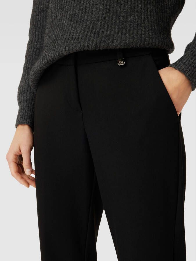 RAFFAELLO ROSSI Stoffen broek met structuurmotief model 'Dora'
