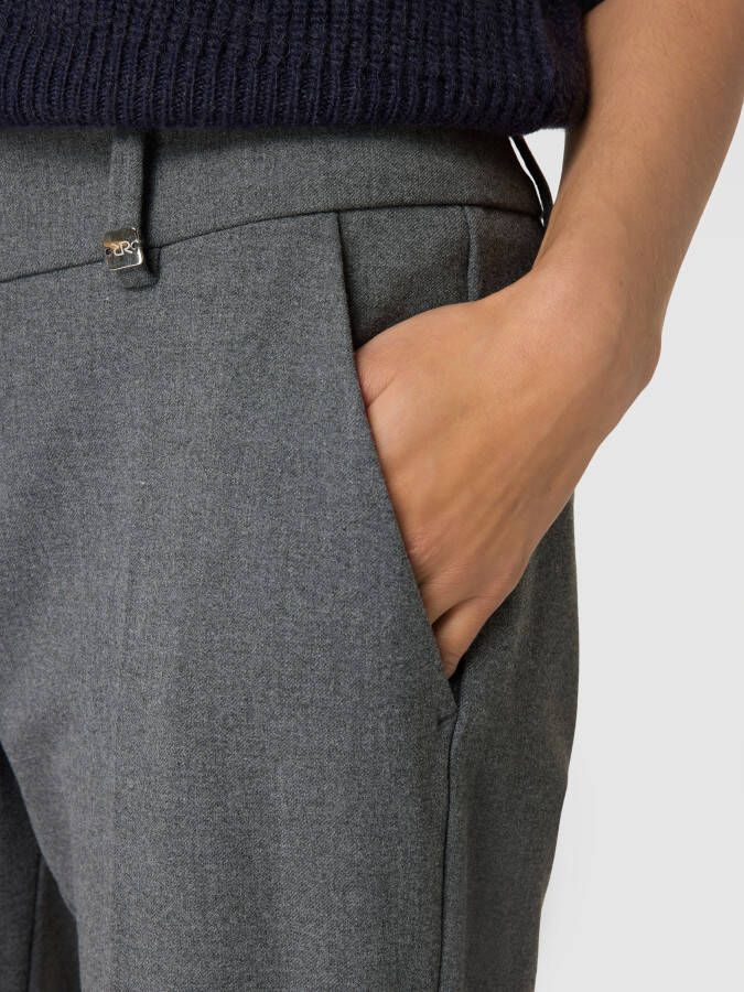 RAFFAELLO ROSSI Stoffen broek met structuurmotief model 'Dora'