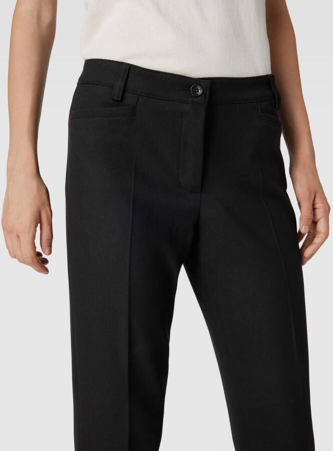 RAFFAELLO ROSSI Tapered fit stoffen broek met persplooien model 'UTE' - Foto 2